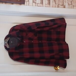 North 15 fleece lined shirt jacket women's size xlarge